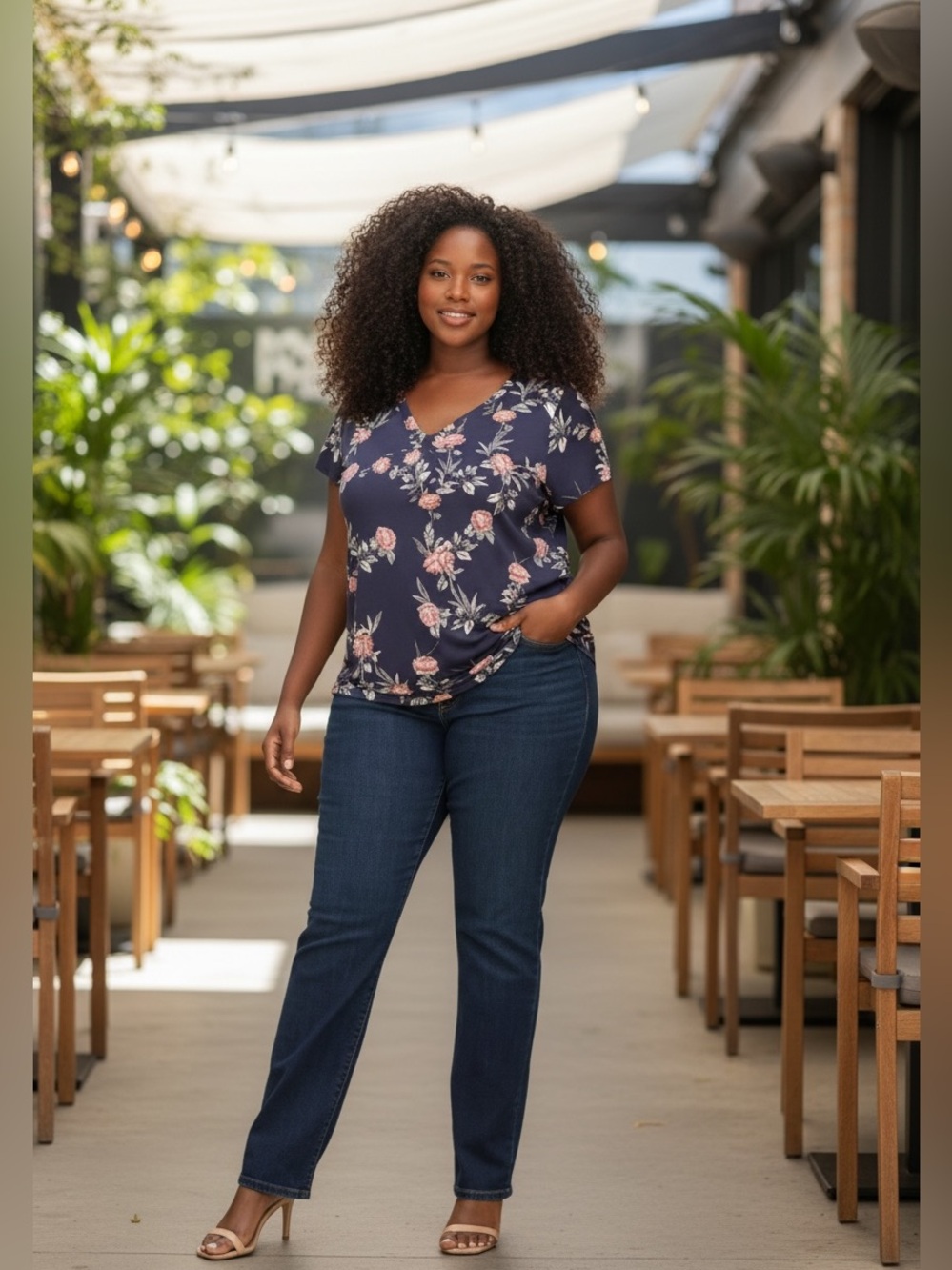 Lane Bryant Magic Waistband Straight Leg Jeans